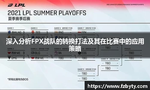 深入分析FPX战队的转换打法及其在比赛中的应用策略